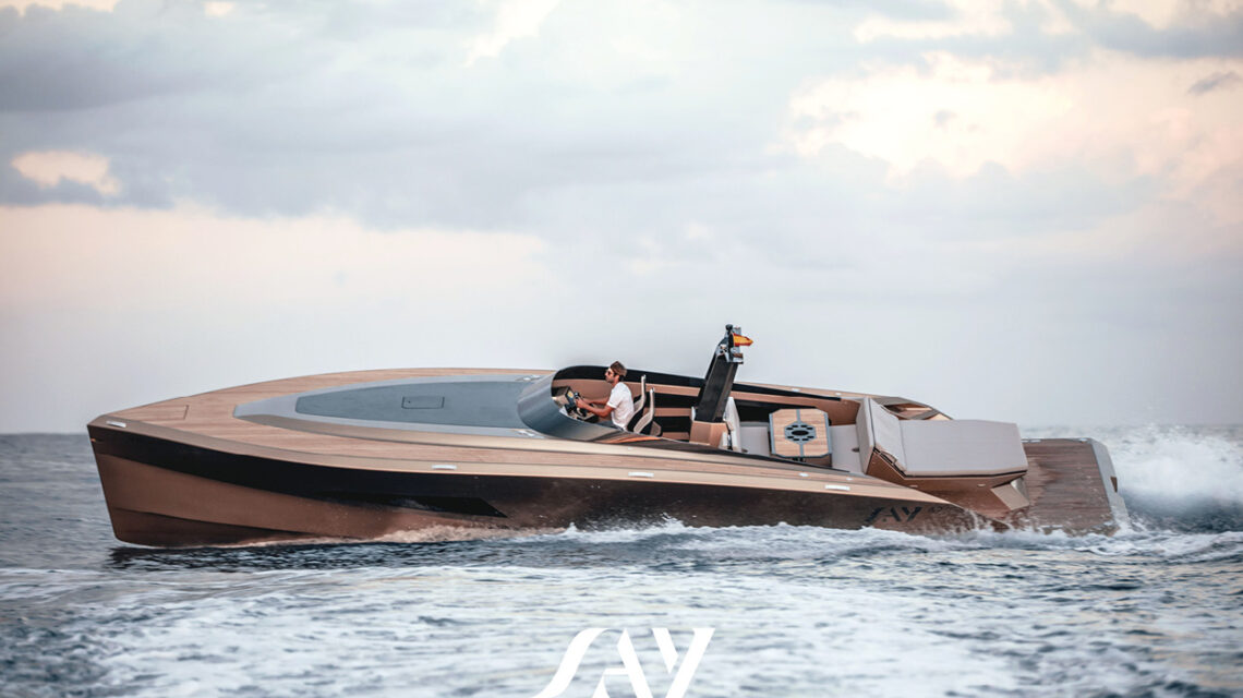 SAY 42 “SMN” Carbon Superboat for day Charter Ibiza 10