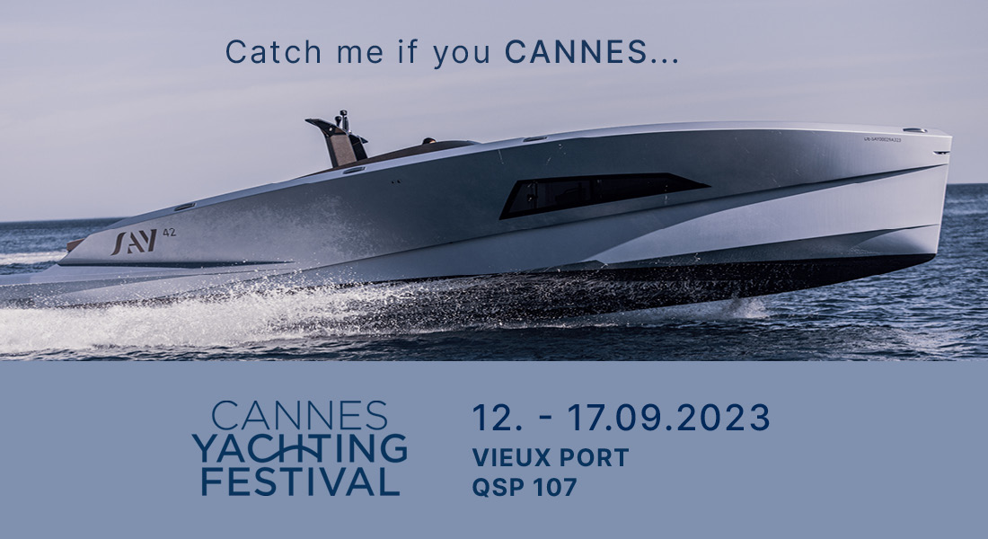 Visit SAY Carbon Yachts Ibiza at the Cannes Yachting Festival 2023