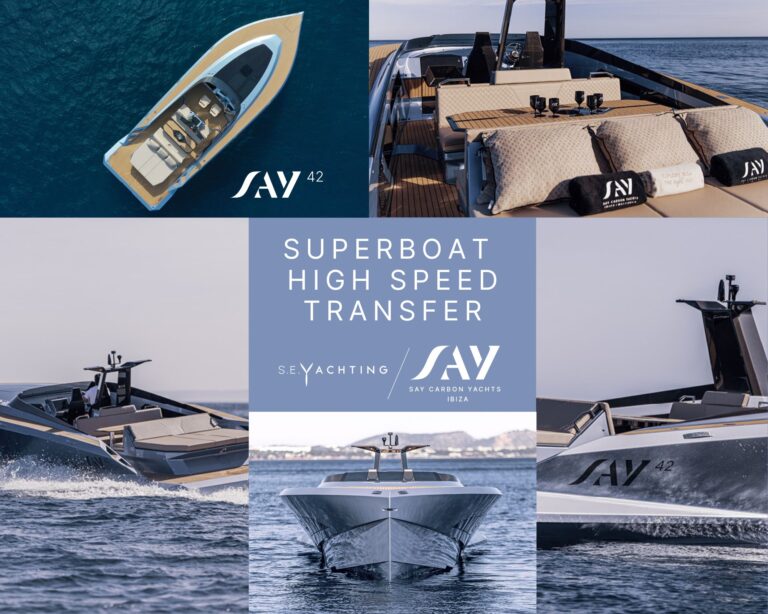 Superboat High-Speed Transfer: Explore the Exclusive Experience with SAY Carbon Yachts Ibiza